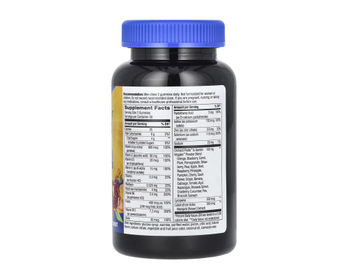 Чоловічі мультивітаміни 50+ (Alive!® Men's 50+ Multi Gummy) - 60 жуйок