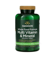 Whole Food Formula Multi Vitamin Mineral - 90tab