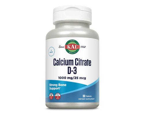 Кальцій цитрат Calcium Citrate D3 1000мг - 90 таблеток