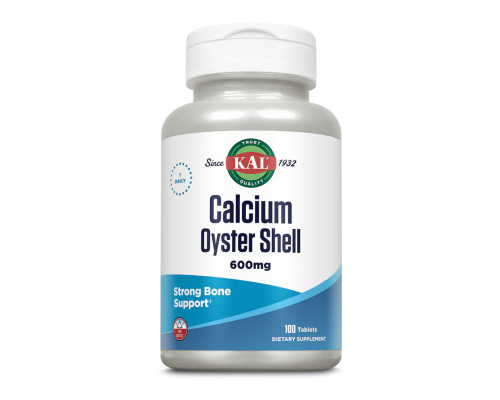 Кальцій Calcium Oyster Shell 600мг - 100 таблеток