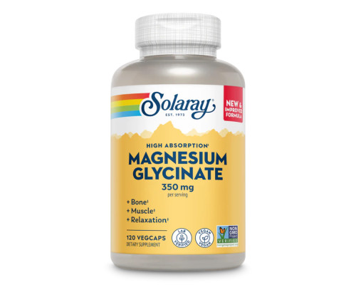 Магнію гліцинат Magnesium Glycinate 350мг - 120 капсул