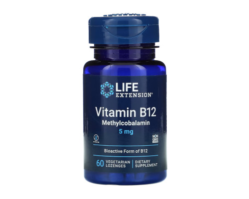 Вітамін B21 / Vitamin B12 Methylcobalamin 5мг - 60 капсул