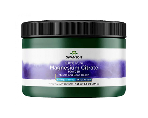 Magnesium Citrate Powder 100% Pure - 244g