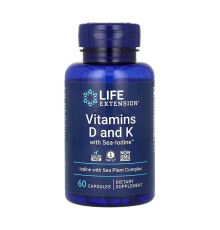 Вітамін D / Vitamins D and K with Sea-Iodine™ - 60 капсул