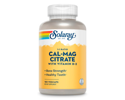 Кальцій та Магній Цитрат (Cal-Mag Citrate) 180 капсул