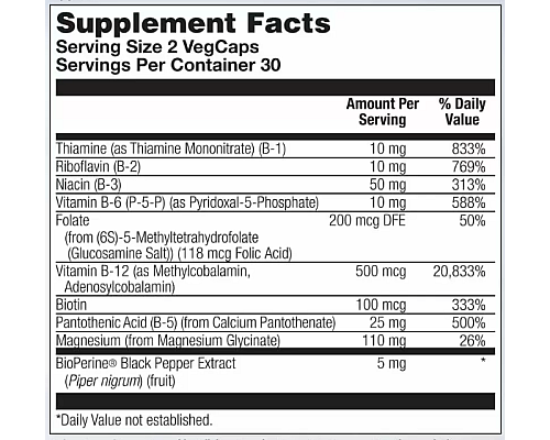 Стрес B Магнієм і гліцинатом Stress B Magnesium Glycinate - 60 капсул