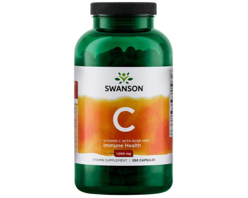 Vitamin C with Rose Hips 1000 mg - 250 caps Vitamin C with Rose Hips 1000 mg - 250 caps