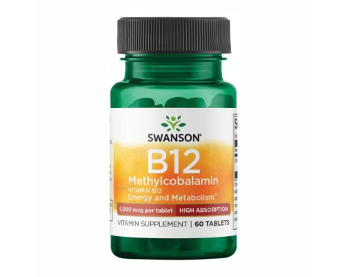 B- 12 5000mg - 60 tab