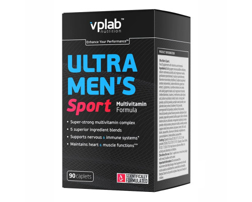 Вітаміни для чоловіків Ultra Men's Sport Multivitamin - 90 капсул Вітаміни для чоловіків Ultra Men's Sport Multivitamin - 90 капсул