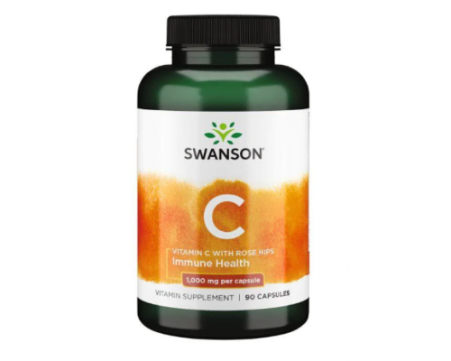 Vitamin C with Rose Hips 1000 mg - 90 caps