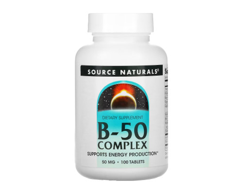 Вітамін Vitamin B-50 Complex 50мг - 100 таблеток