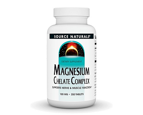 Комплекс хелата магнію Magnesium Chelate Complex 100мш - 250 таблеток Комплекс хелата магнію Magnesium Chelate Complex 100мш - 250 таблеток