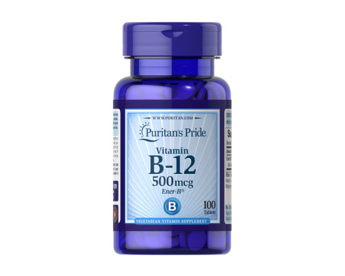 Вітамні Vitamin B-12 500мгк - 100 таблеток