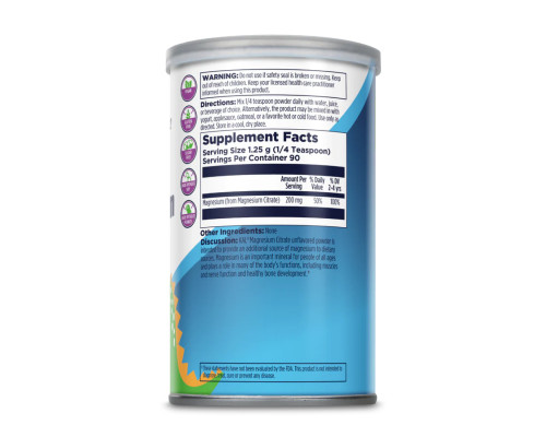 Магній Magnesium Powder 200мг - 4унцій Неароматизований Магній Magnesium Powder 200мг - 4унцій Неароматизований