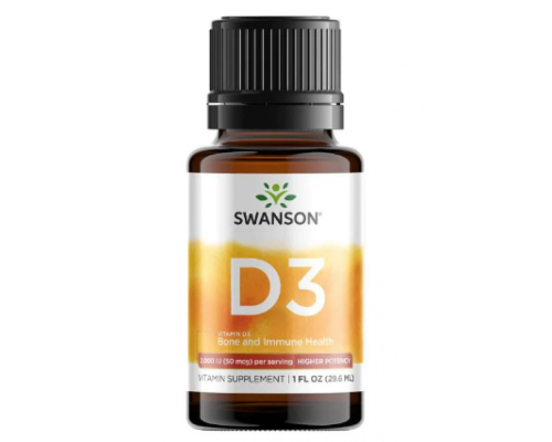Vitamin D3 Bone and Immune Health 2000 IU (50mcg) -1fl(29.6ml)