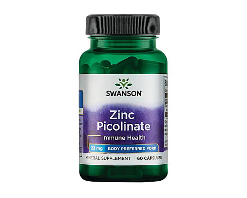 Піколінат цинку (Zinc Picolinate) 22мг - 60 капсул Піколінат цинку (Zinc Picolinate) 22мг - 60 капсул