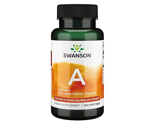 Vitamin A 10,000 IU - 250 Softgels
