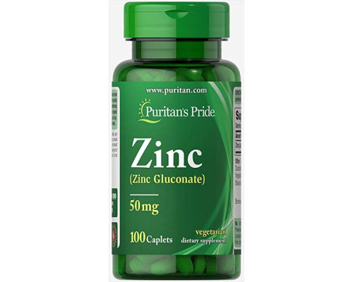 Zinc 50 mg - 100 Caplets