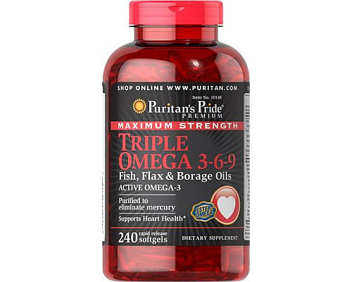 Triple Omega 3-6-9 Maximum Strength - 240Softgels