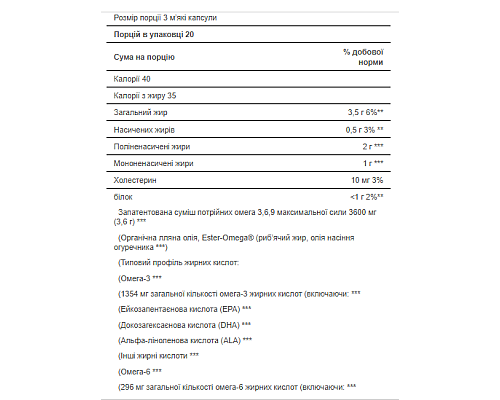 Triple Omega 3-6-9 Maximum Strength - 240Softgels
