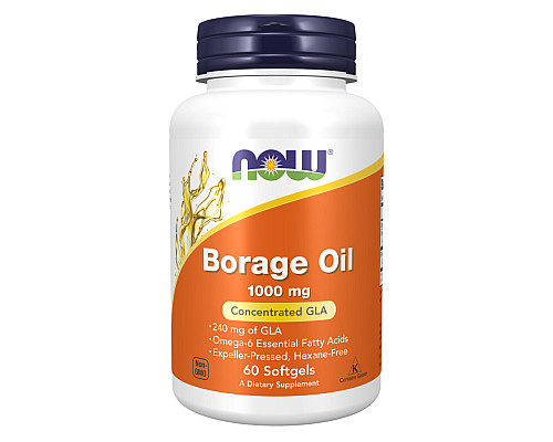 Borage Oil 1000mg Now Foods - 60 sgels