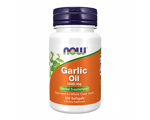 Часникова олія (Garlic Oil) 1500мг - 100 sgels Часникова олія (Garlic Oil) 1500мг - 100 sgels