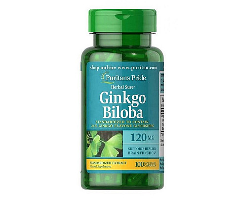 Gin кгo Biloba Standardized Extract 120mg - 100caps