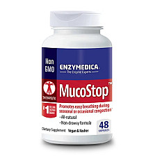 Ферменти для полегшення дихання MucoStop - 48 капсул