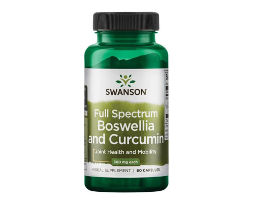 Full Spect Boswellia and Curcumin - 60 Caps Full Spect Boswellia and Curcumin - 60 Caps