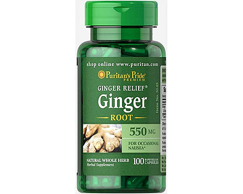 Ginger Root 550 mg - 100 caps
