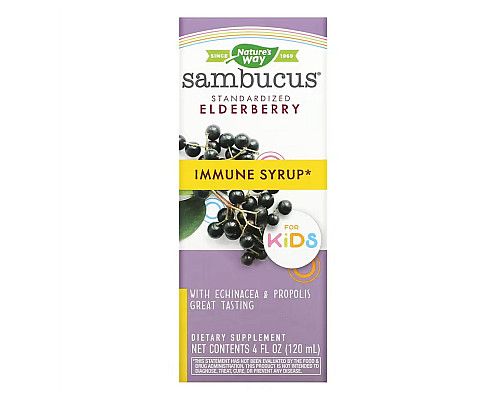 Sambucus Immune Syrup For Kids Nature's Way - 4 oz