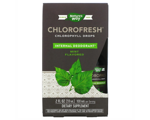 Хлорофіл (Chlorofresh® Mint 40X Liquid) - 2 унцій