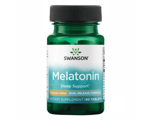 Melatonin-Dual-Release 3mg - 60tabs Melatonin-Dual-Release 3mg - 60tabs