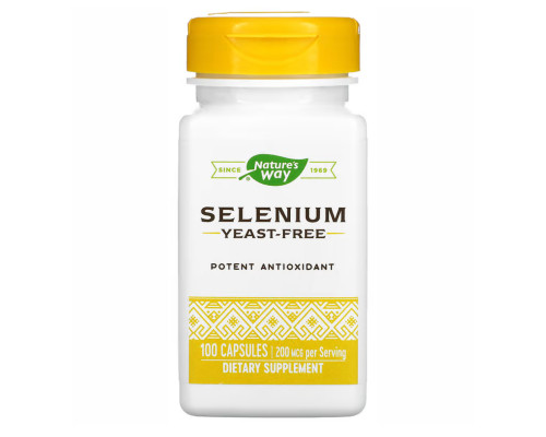 Selenium 200 mcg Nature's Way - 100 caps