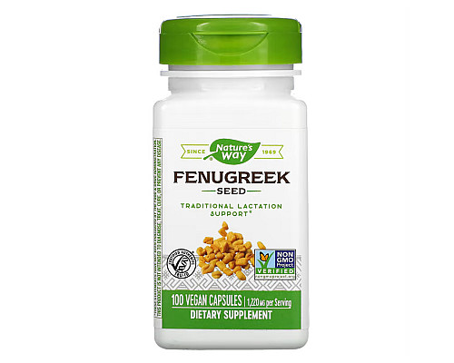 Насіння пажитника (Fenugreek Seed) - 100 капсул