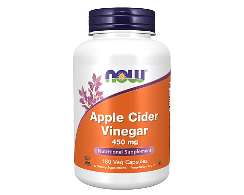 Apple Cider Vinegar Now Foods 450 mg - 180 vcaps
