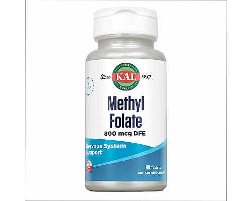 Метилфолат Methyl Folate 800mcg - 90 таблеток