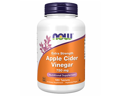 Apple Cider Vinegar Now Foods 750 mg - 180 tabs