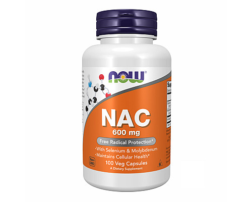 N-ацетилцистеїн NAC-Acetyl Cysteine 600мг - 100 капсул