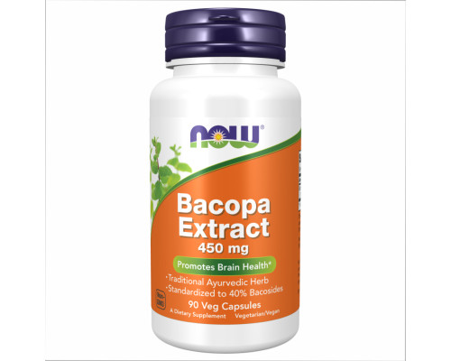 Bacopa Extract Now Foods 450 mg - 90 vcaps Bacopa Extract Now Foods 450 mg - 90 vcaps