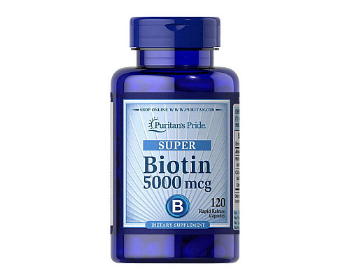 Biotin 5000 mcg - 120 caps