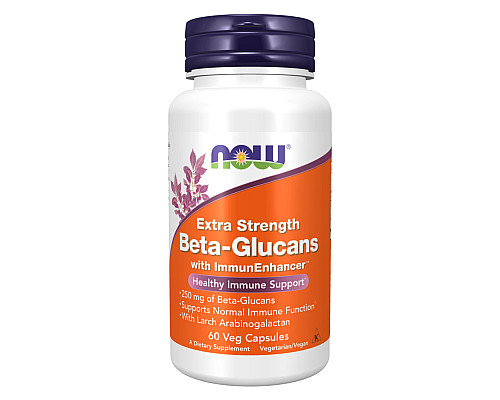 Бета-глюкан Beta-Glucans with ImmunEnhancer Extra Strength - 60 капсул