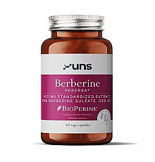 Berberine UNS Vitamins 400mg - 60 veg caps