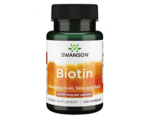 Biotin 5000mcg - 100 caps