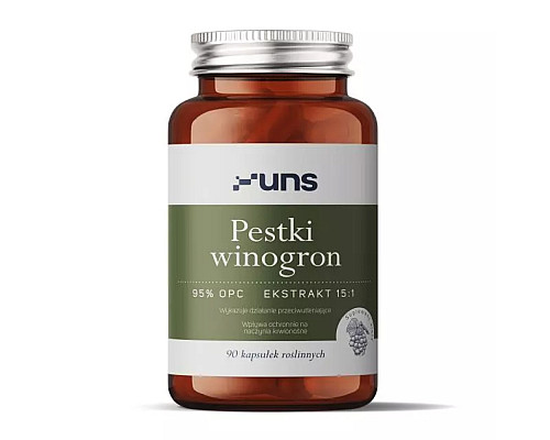 Pestki winogron UNS Vitamins - 90 caps