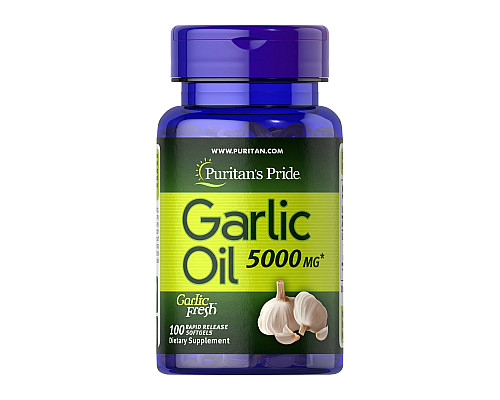 Часникова олія (Garlic Oil) 5000мг - 100 капсул