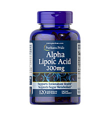 Альфа-ліпоєва кислота (Alpha Lipoic Acid) 300мг - 120 капсул