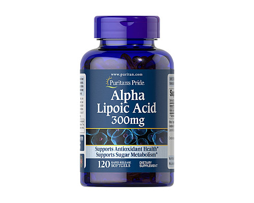 Альфа-ліпоєва кислота (Alpha Lipoic Acid) 300мг - 120 капсул