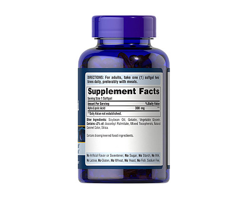Альфа-ліпоєва кислота (Alpha Lipoic Acid) 300мг - 120 капсул