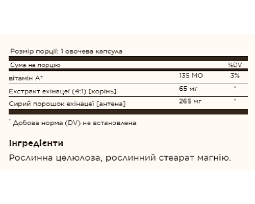 Ехінацея FP Echinacea - 100 капсул